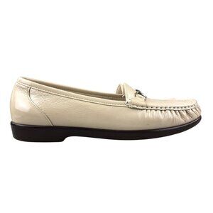 SAS USA Women's Size 9.5M Metro Bone Tripad Comfort Slip On Horsebit Loafers